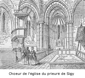Choeur de l'église paroissiale de Sigy
