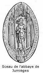 sceau de l'abbé de Jumièges