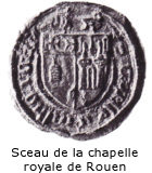 Sceau de la chapelle royale de Rouen