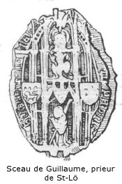 Sceau de Guillaume, prieur de St-Lô