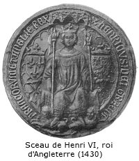 sceau du roi Henri VI