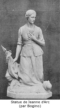 Statue de Jeanne par Bogino